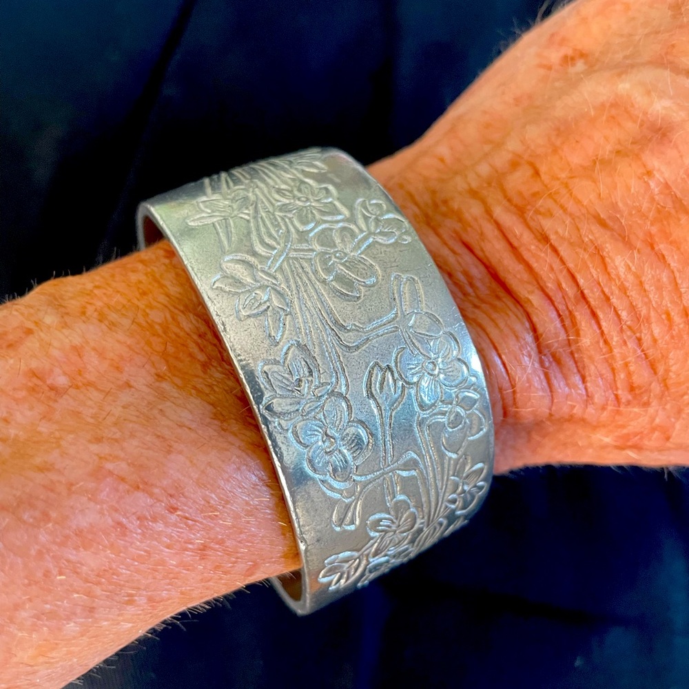 Pewter cuff bracelet